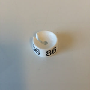 Klika -  MB wit/zwart 86 voor op kledinghanger