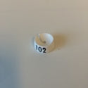 Klika -  MB wit/zwart 102 voor op kledinghanger