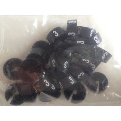 Klika - MB negro/blanco 3 para percha