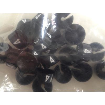 Klika - MB negro/blanco 4 para percha