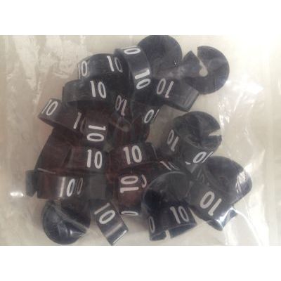 Klika - MB negro/blanco 10 para percha