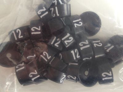 Klika -  MB zwart/wit 12 voor op kledinghanger