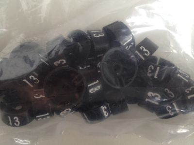 Klika -  MB zwart/wit 13 voor op kledinghanger