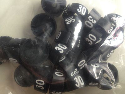 Klika -  MB zwart/wit 30 voor op kledinghanger