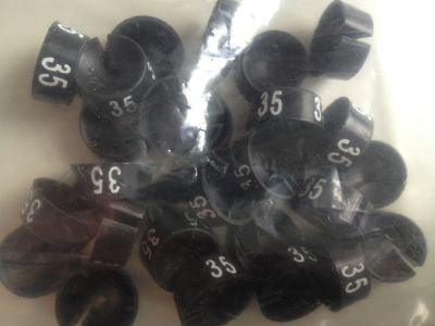 Klika -  MB zwart/wit 35 voor op kledinghanger