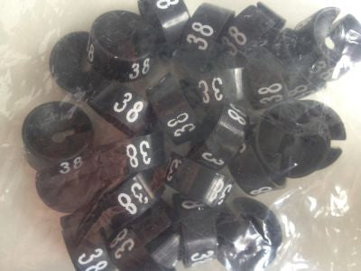 Klika -  MB zwart/wit 38 voor op kledinghanger