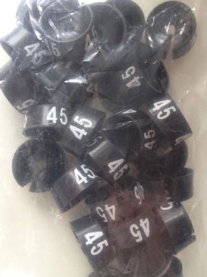 Klika -  MB zwart/wit 45 voor op kledinghanger