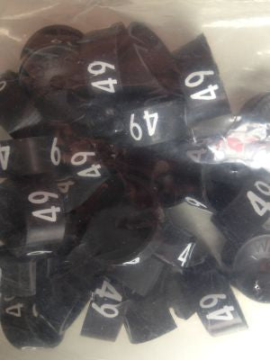 Klika -  MB zwart/wit 49 voor op kledinghanger