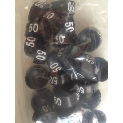 Klika - MB negro/blanco 50 para percha