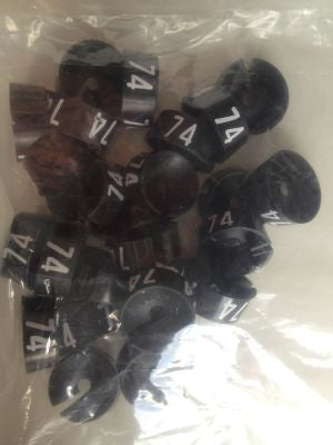 Klika -  MB zwart/wit 74 voor op kledinghanger