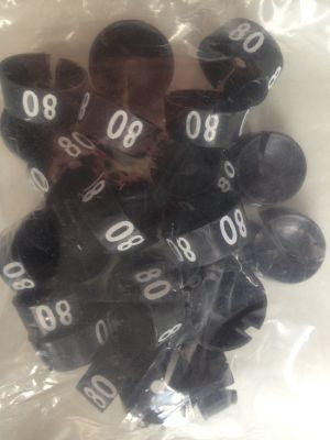 Klika -  MB zwart/wit 80 voor op kledinghanger