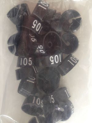 Klika -  MB zwart/wit 105 voor op kledinghanger