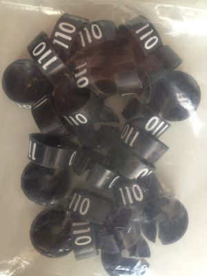 Klika -  MB zwart/wit 110 voor op kledinghanger