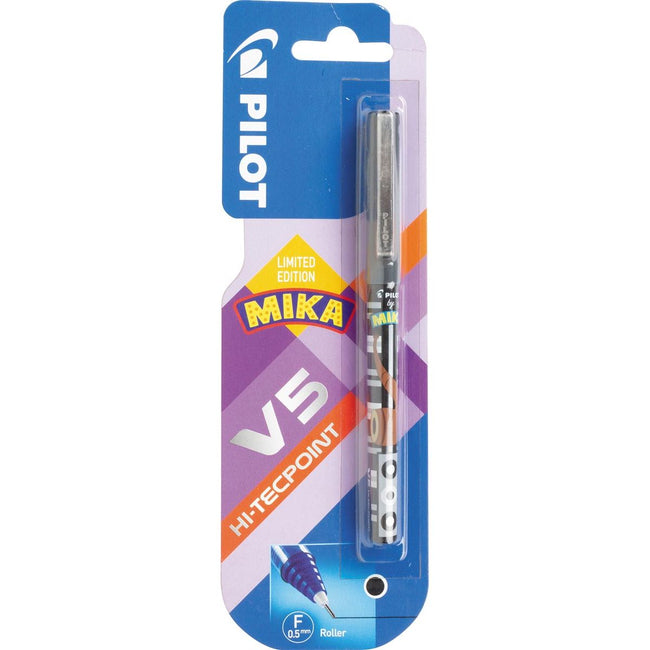 Pilot - roller V5, op blister, zwart