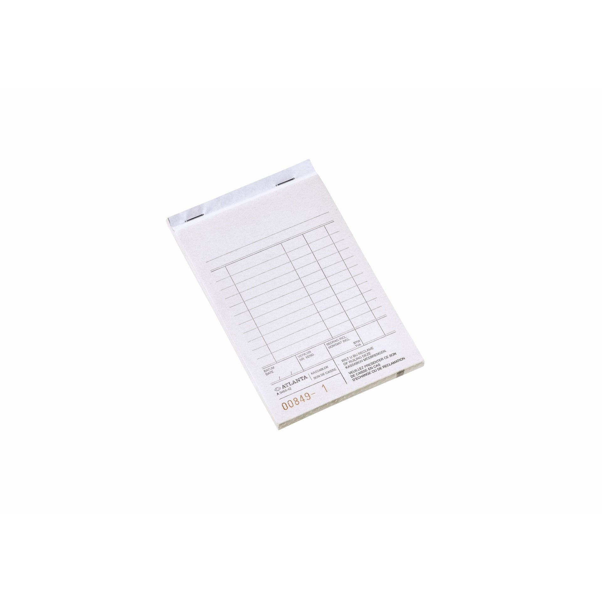Jalema - Kassenblock Djois mit Kopie (Carbon) 142x100mm 50x2 Blatt holzfrei weiß
