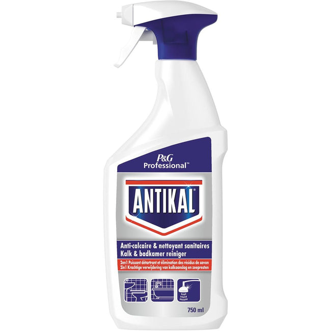 Antikal - kalk en badkamerreiniger 2in1, spray van 750 ml