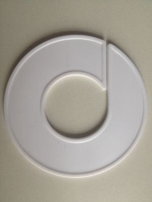 Klika -  Maatring 9 cm wit onbedrukt blanko 160 stuks