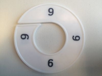 Klika - Größenring weiß/schwarz 9