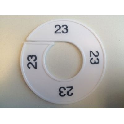 Klika - Size ring white/black 23