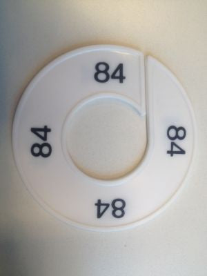 Klika - Größenring weiß/schwarz 84