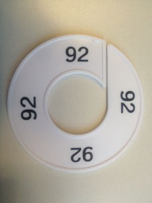 Klika - Größenring weiß/schwarz 92