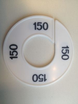 Klika - Taille bague blanc/noir 150