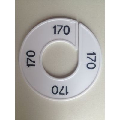 Klika -  Maatring wit/zwart 170