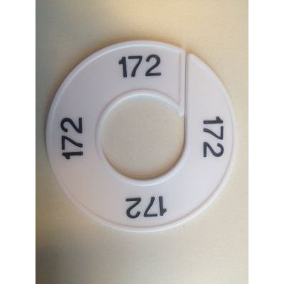 Klika - Misura anello bianco/nero 172