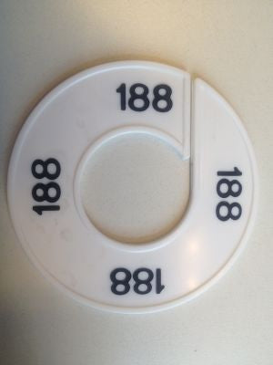 Klika - Größenring weiß/schwarz 188