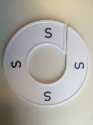 Klika - Misura anello bianco/nero S