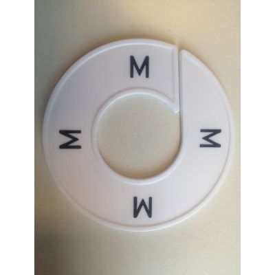 Klika -  Maatring wit/zwart M