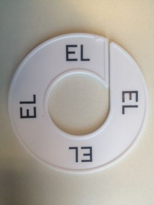 Klika - Measuring ring white/black EL