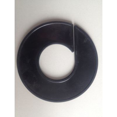 Klika -  Maatring 9 cm zwart onbedrukt blanko