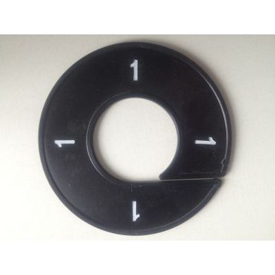 Klika -  Maatring 9cm zwart/wit 1