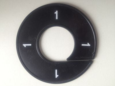 Klika - Size ring black/white 1