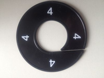 Klika - Taille bague noir/blanc 4