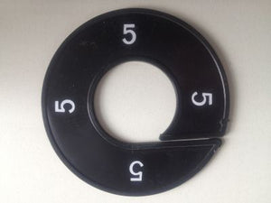 Klika -  Maatring 9cm zwart/wit 5