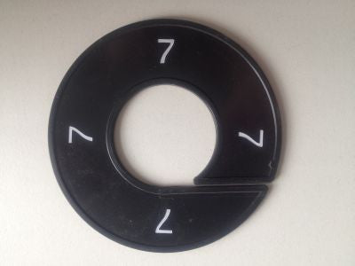 Klika - Size ring black/white 7