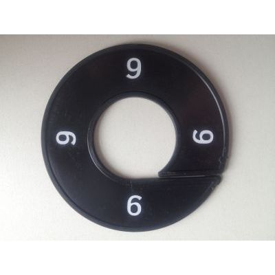 Klika - Größenring schwarz/weiß 9