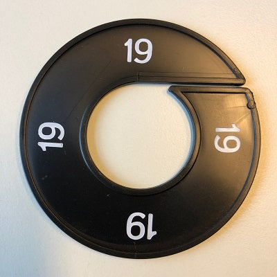 Klika - Misura anello nero/bianco 19