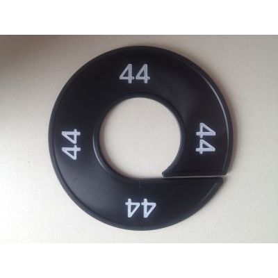 Klika - Size ring black/white 44