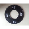 Klika -  Maatring 9cm zwart/wit 49
