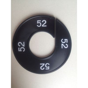 Klika -  Maatring 9cm zwart/wit 52