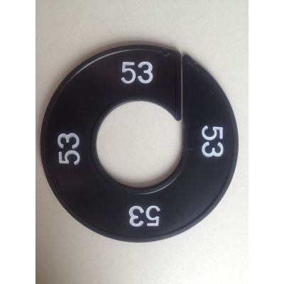 Klika -  Maatring 9cm zwart/wit 53