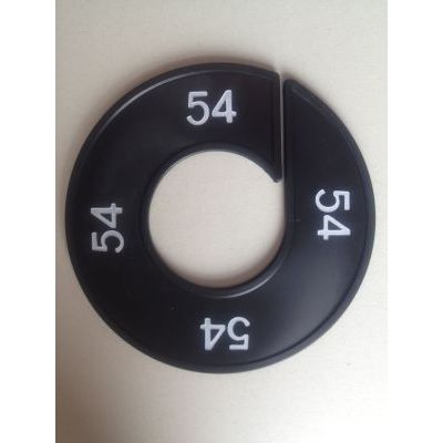 Klika -  Maatring 9cm zwart/wit 54