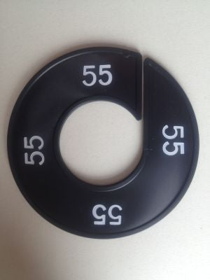 Klika - Misura anello nero/bianco 55