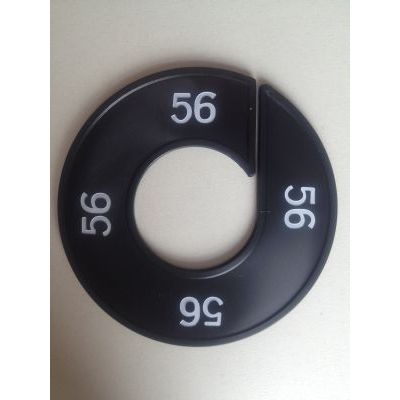 Klika - Size ring black/white 56