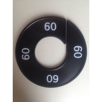 Klika -  Maatring 9cm zwart/wit 60