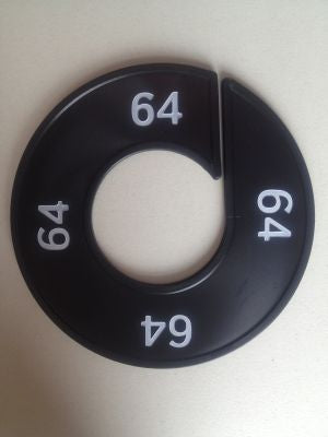 Klika - Misura anello nero/bianco 64