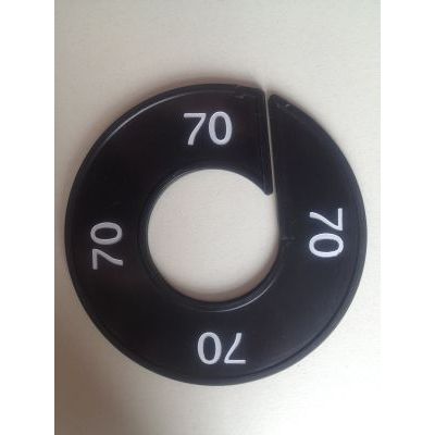 Klika - Size ring black/white 70